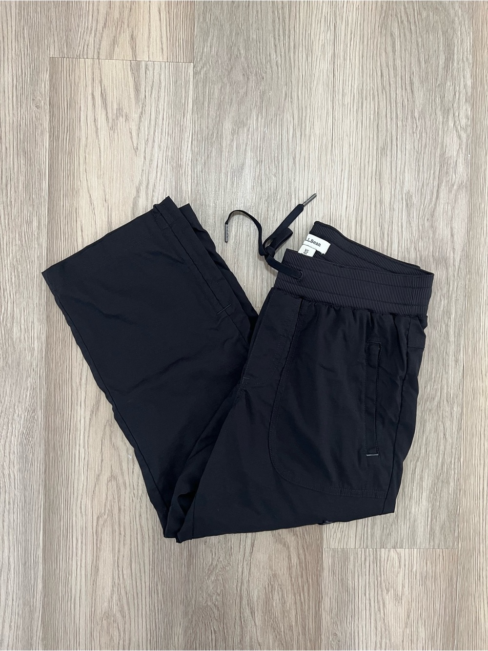L.L. Bean Vista Camp Ripstop Black Hiking Pants Size XS Style 504131